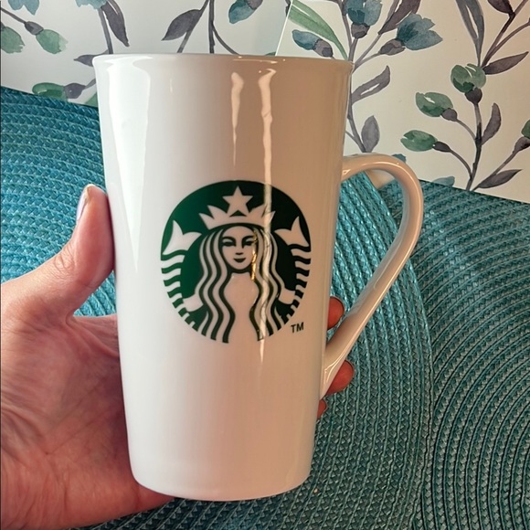 Starbucks White Ceramic Mug 16 fl oz EUC Cozy Fall Mug - Picture 9 of 17
